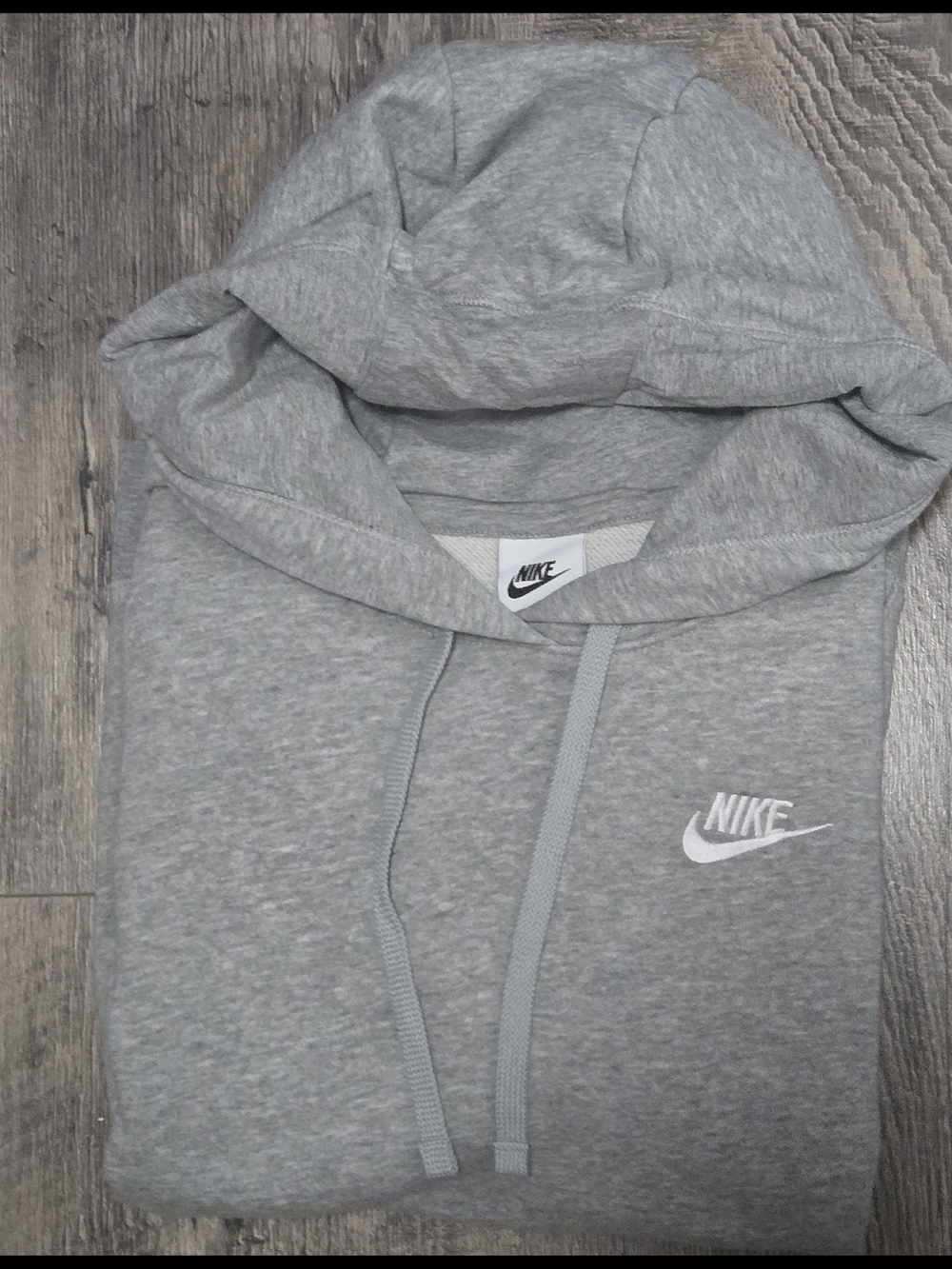 Nike Women's Heathered Gray Hoodie